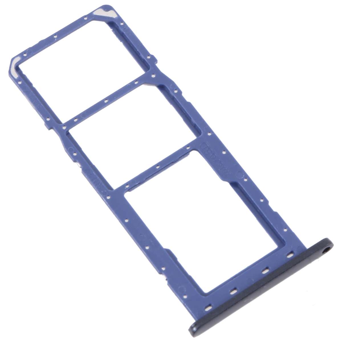 For Samsung Galaxy M04 SM-M045F Original SIM Card Tray + SIM Card Tray + Micro SD Card Tray (Black)