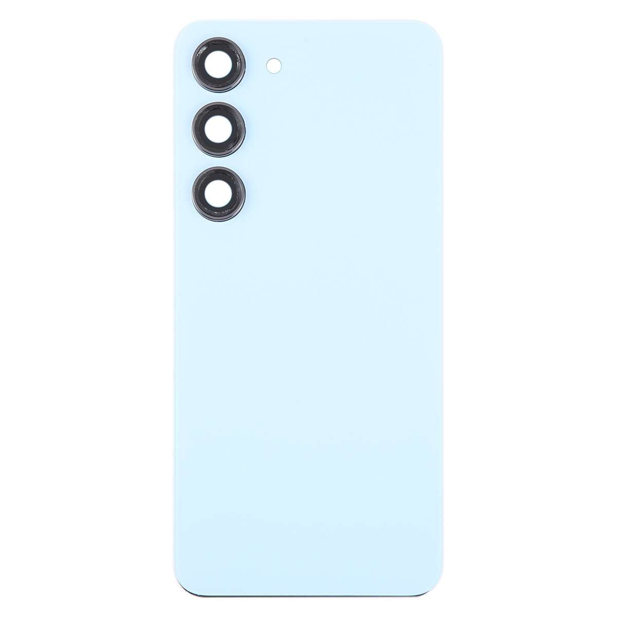 For Samsung Galaxy S23 SM-S911B OEM Glass Battery Back Cover with Camera Lens Frame(Black)