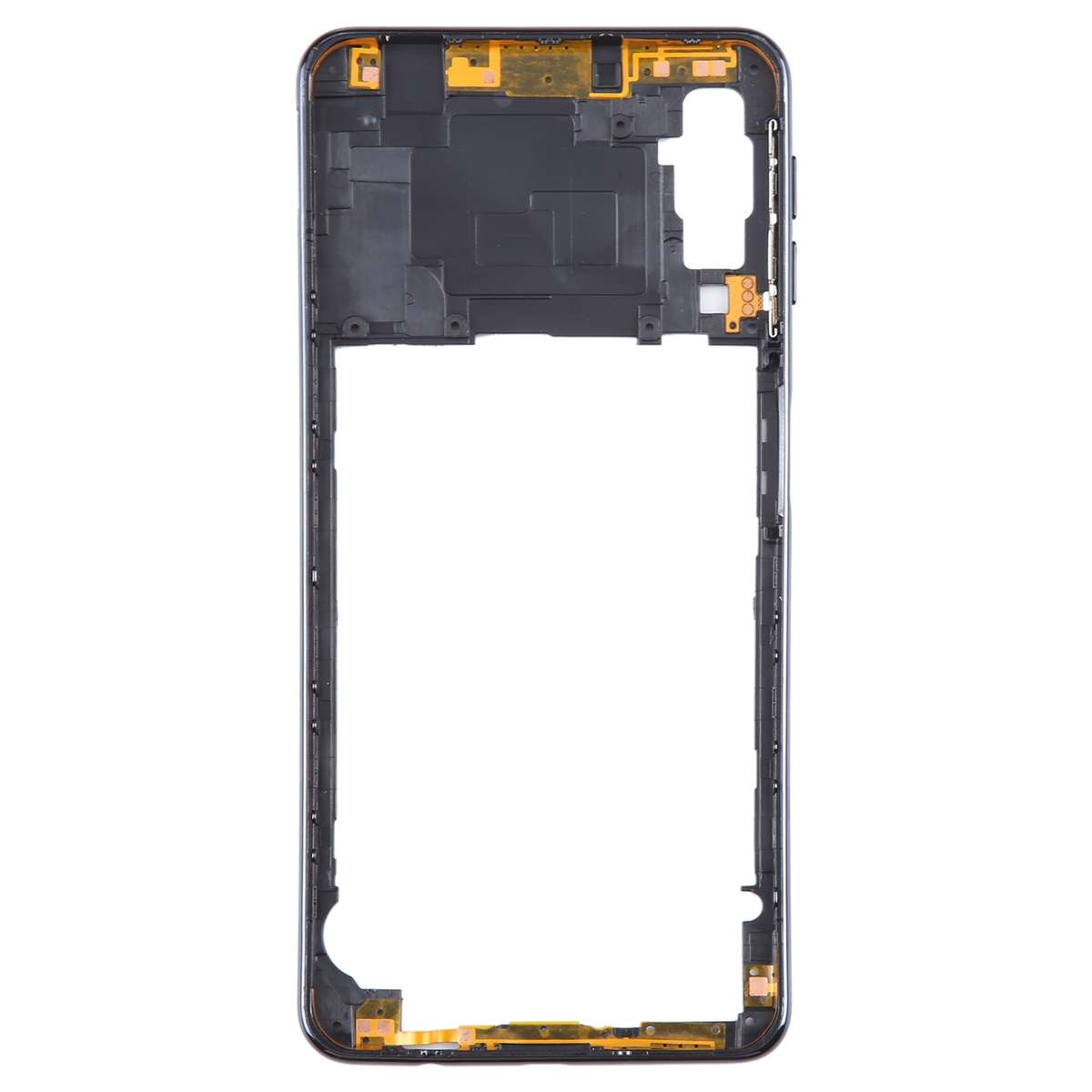 For Samsung Galaxy A7 2018 SM-A750 Middle Frame Bezel Plate (Black)