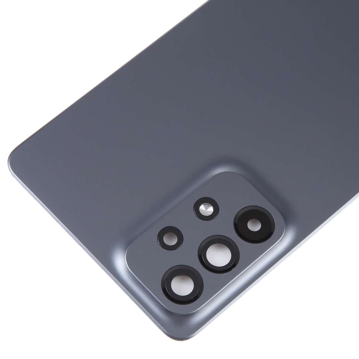 For Samsung Galaxy A73 5G SM-A736B Original Battery Back Cover with Camera Lens Frame(Black)