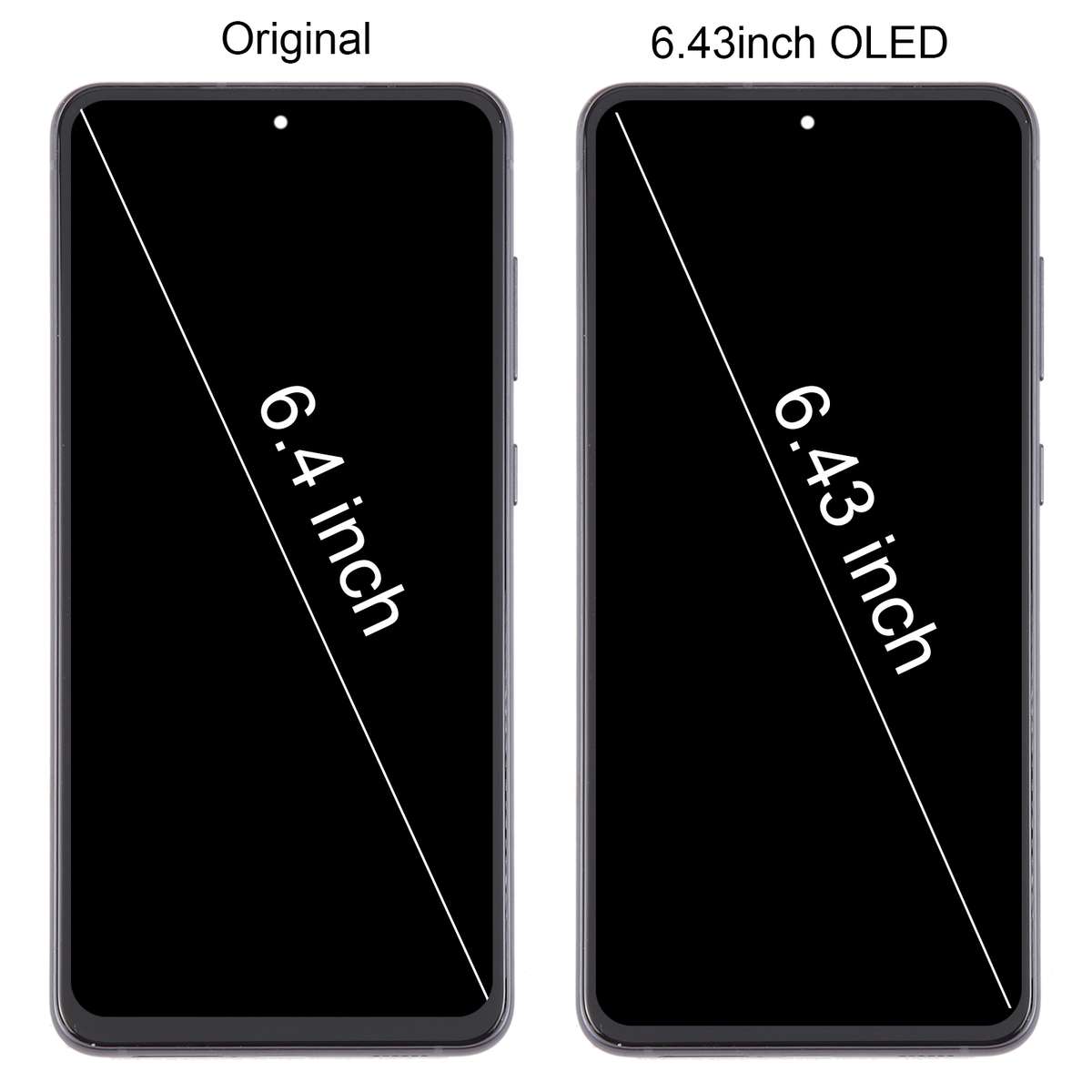 For Samsung Galaxy S21 FE 5G SM-G990B 6.43 inch EU Version OLED LCD Screen Digitizer Full Assembly w