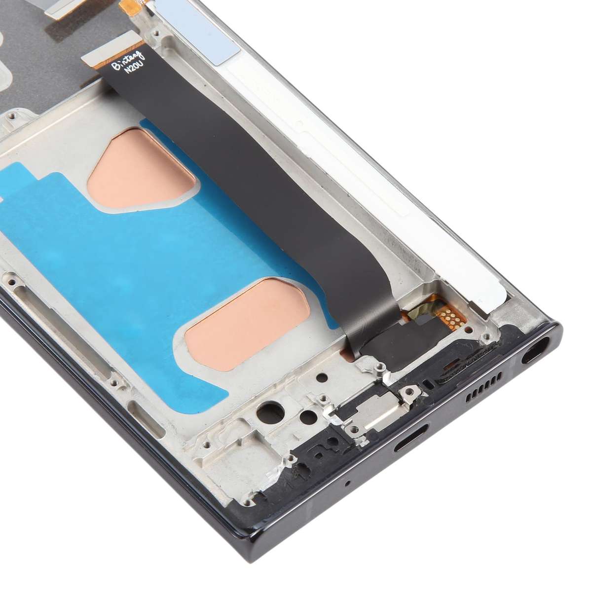 For Samsung Galaxy Note20 Ultra SM-N986B 6.72 inch TFT LCD Screen Digitizer Full Assembly with Fr...