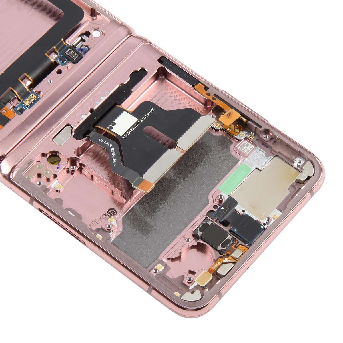 For Samsung Galaxy Z Flip 5G SM-F707 LCD Screen Digitizer Full Assembly with Frame (Pink)