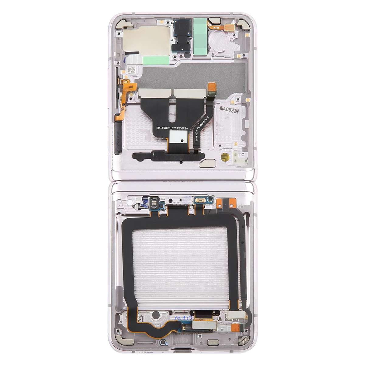 For Samsung Galaxy Z Flip 5G SM-F707 LCD Screen Digitizer Full Assembly with Frame (Pink)