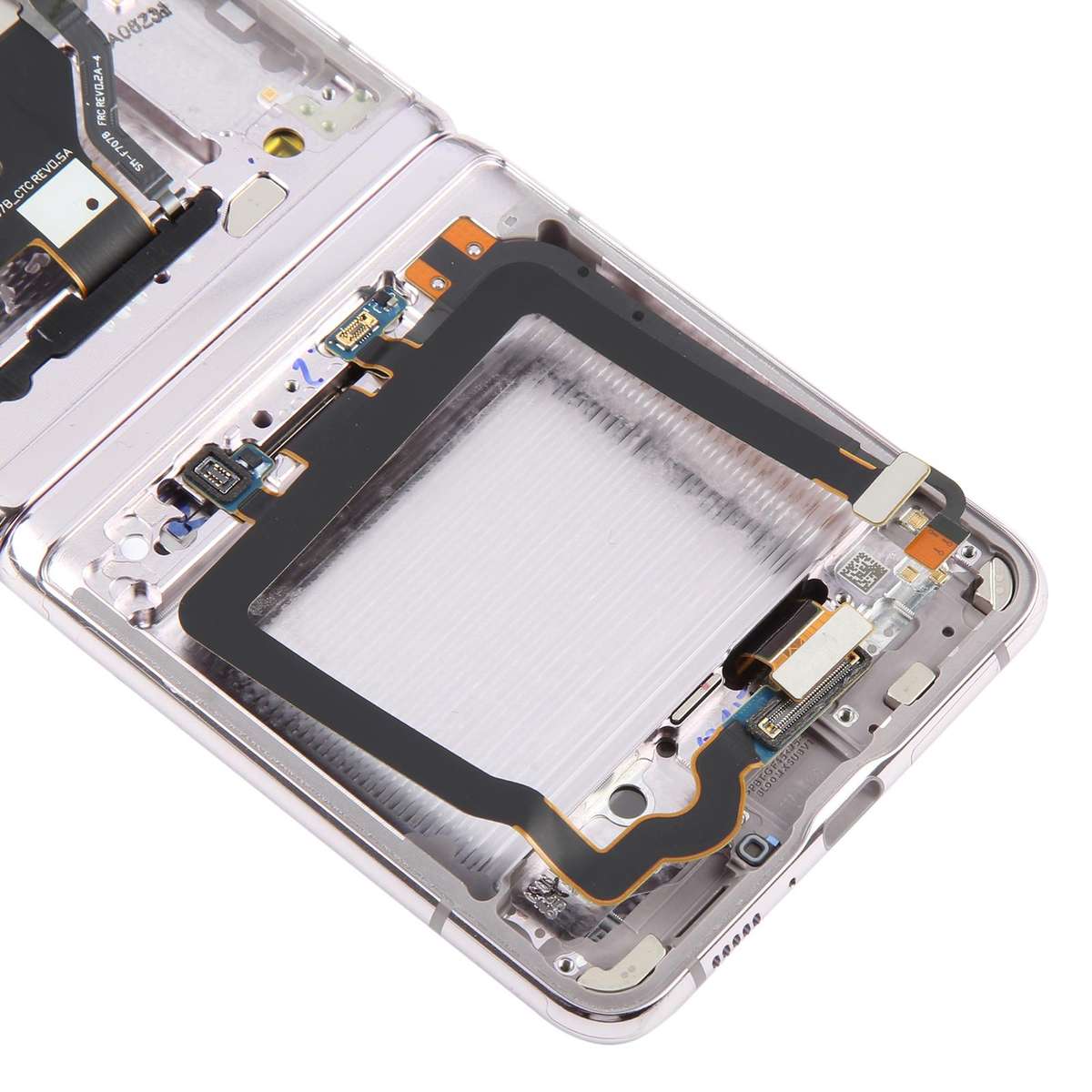 For Samsung Galaxy Z Flip 5G SM-F707 LCD Screen Digitizer Full Assembly with Frame (Pink)