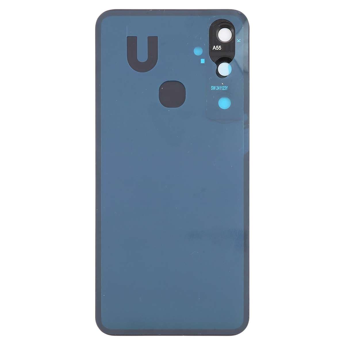 For Samsung Galaxy A55 SM-A556B OEM Battery Back Cover with Camera Lens Frame(Black)