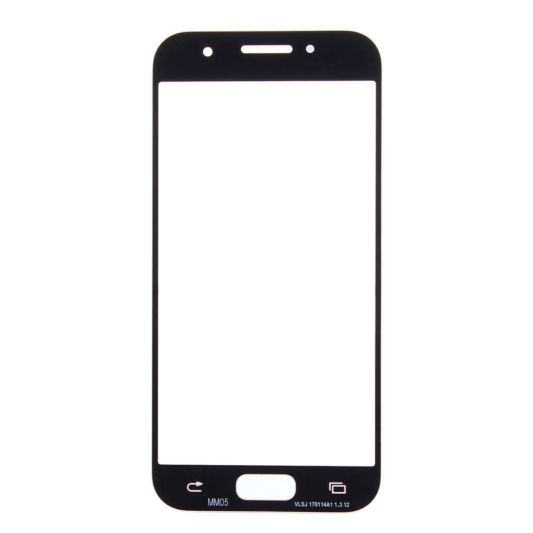 For Galaxy A3 (2017) / A320 Front Screen Outer Glass Lens (Blue)