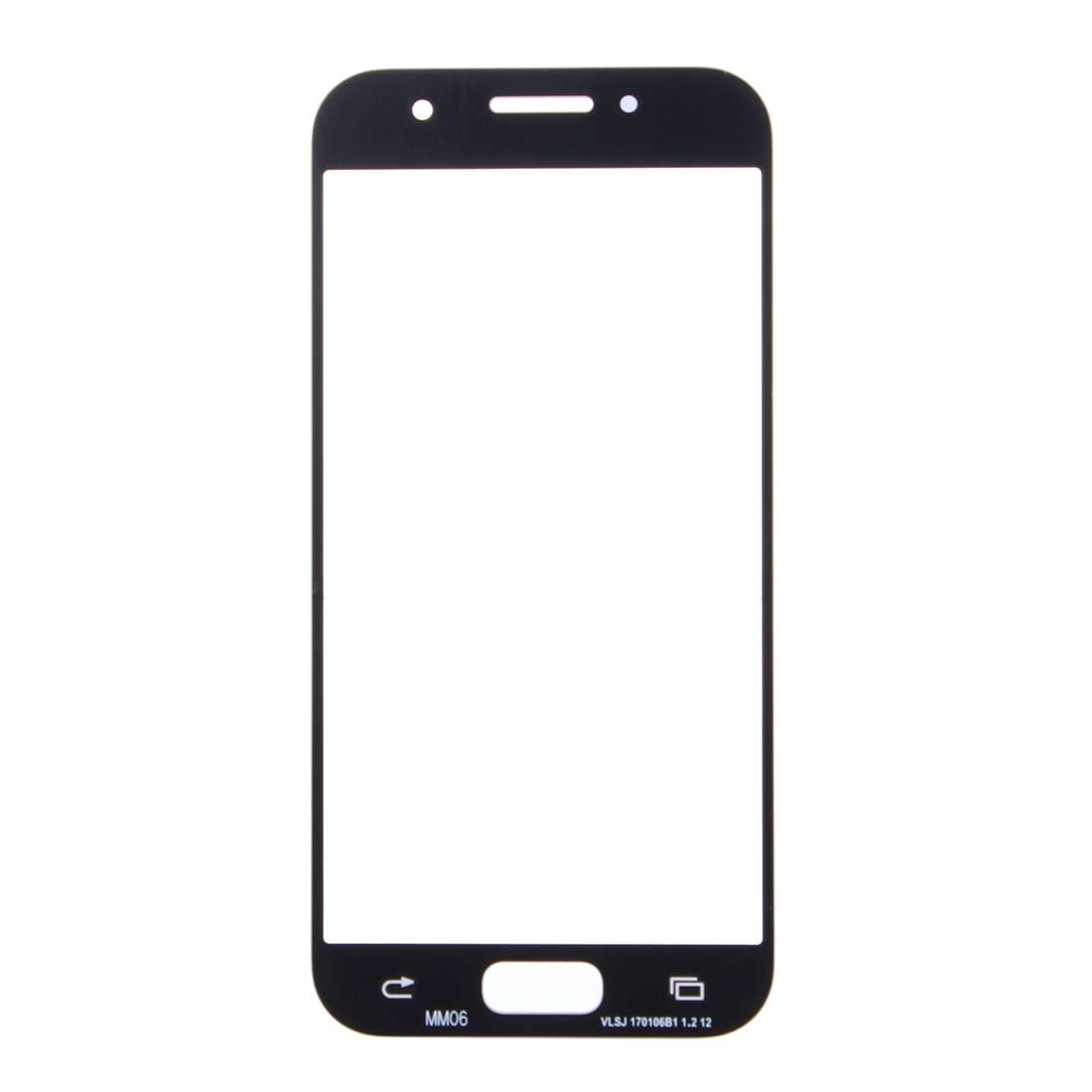 For Galaxy A3 (2017) / A320 Front Screen Outer Glass Lens (Blue)