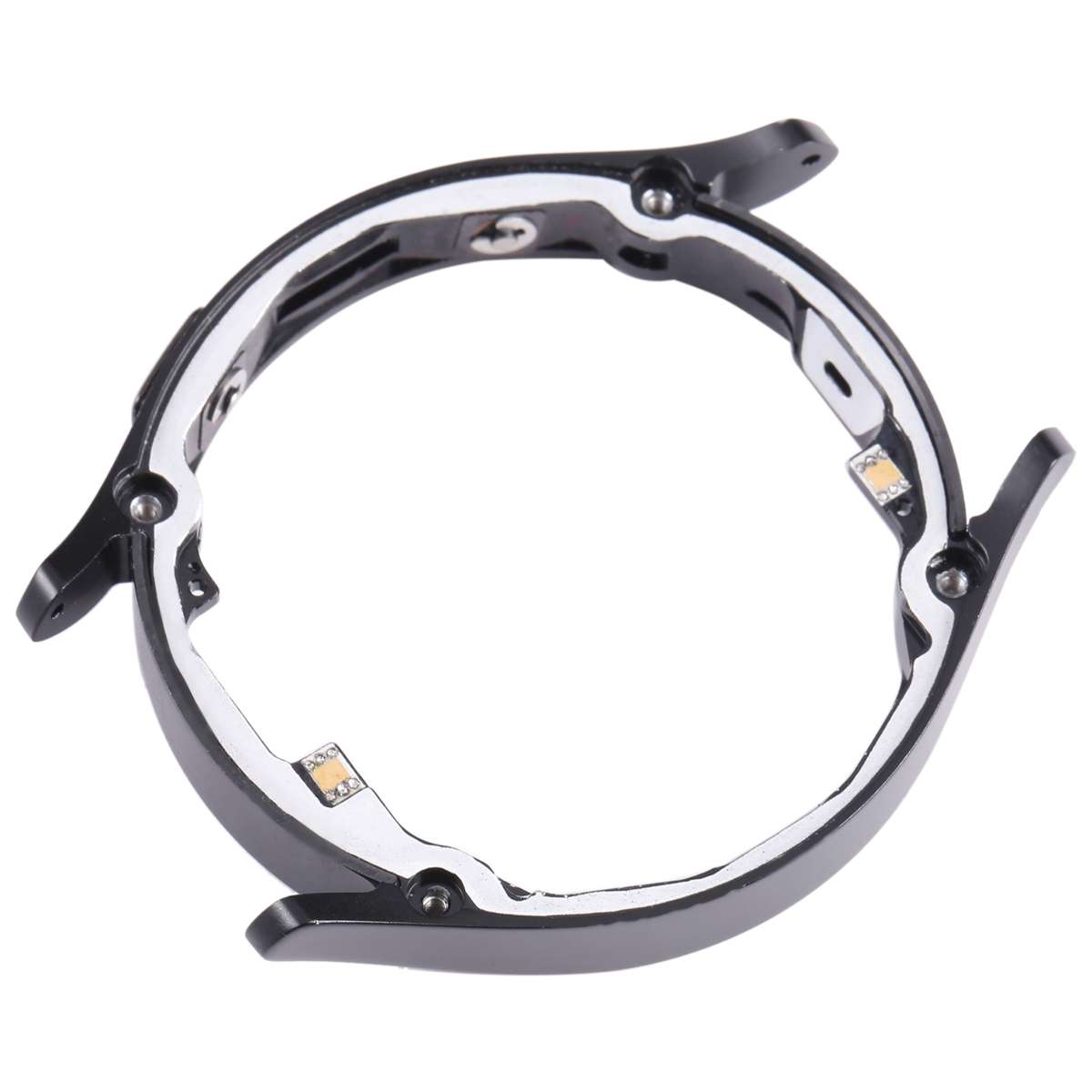 Original LCD Screen Frame Bezel Plate For Samsung Galaxy Watch4 44mm SM-R870 R875(Silver)