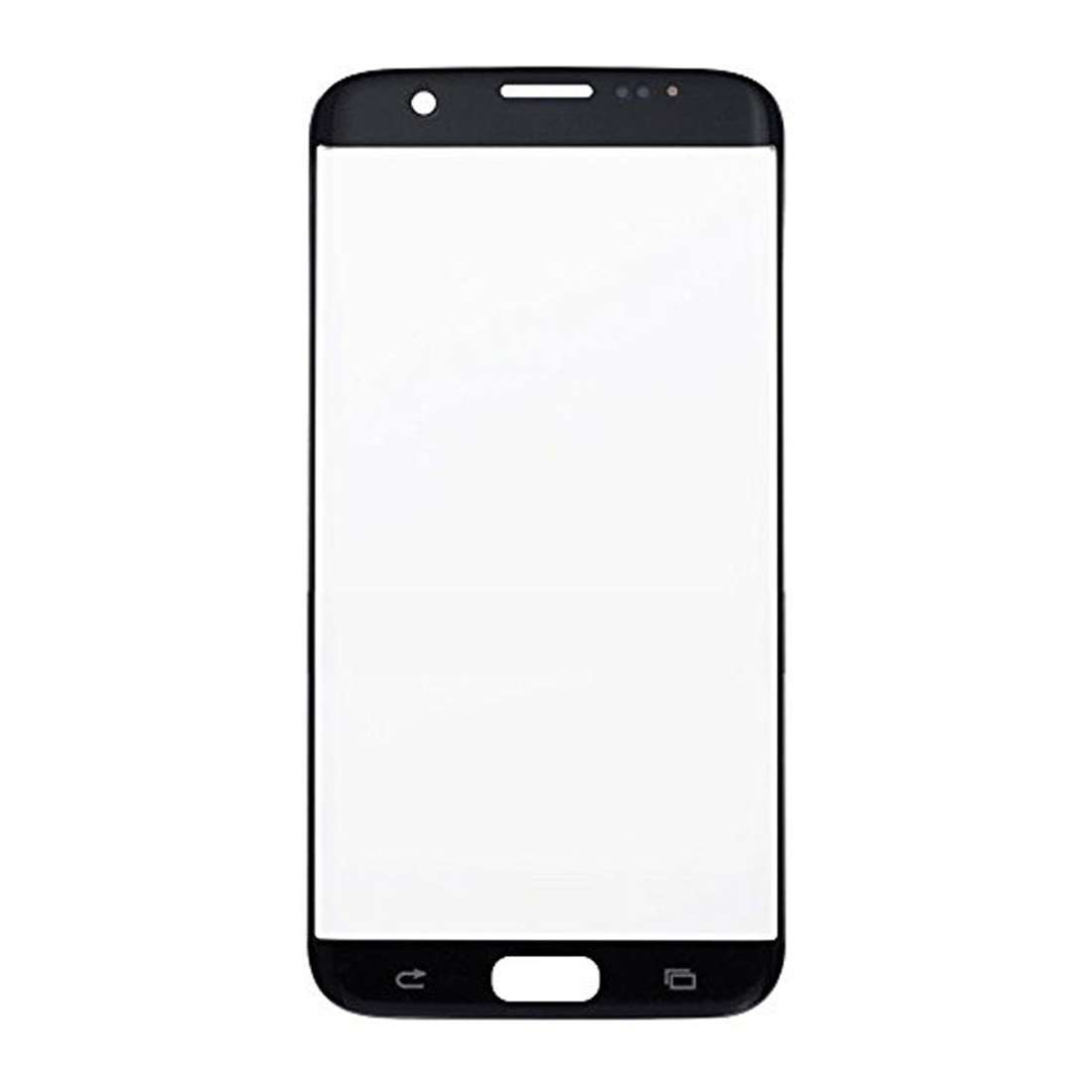 For Galaxy S7 Edge / G935 Front Screen Outer Glass Lens (Gold)