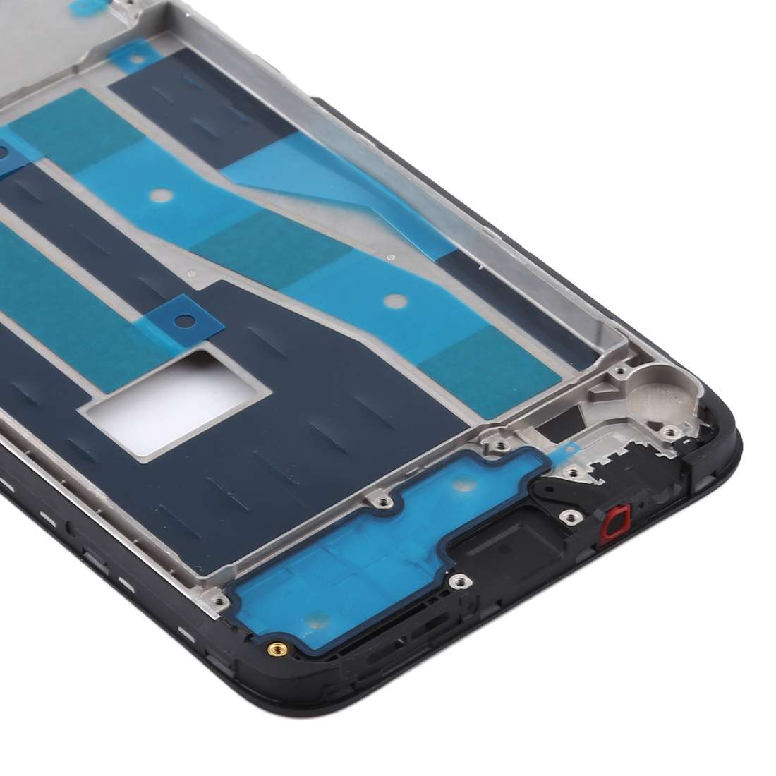 For OPPO Realme 6 Pro Front Housing LCD Frame Bezel Plate (Black)