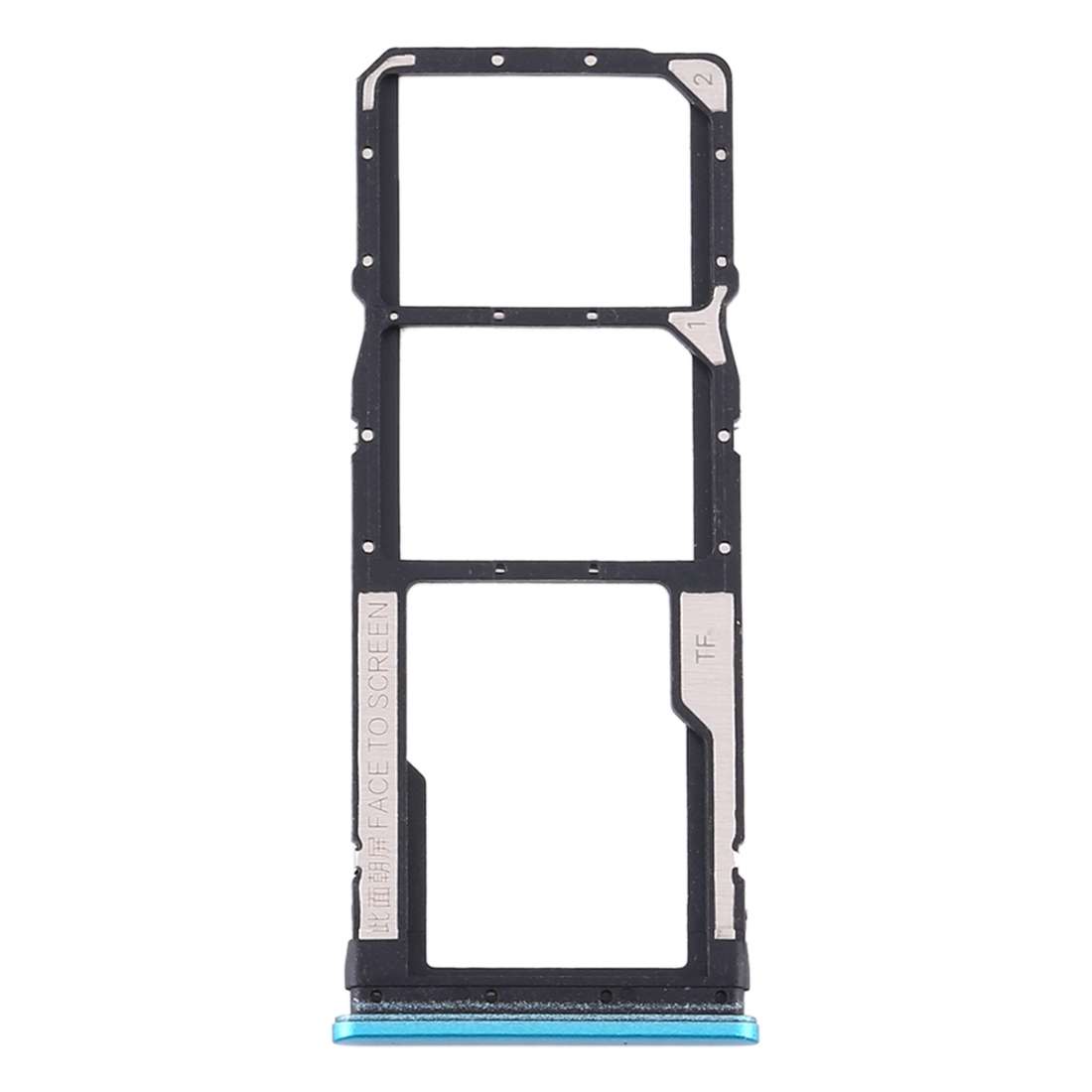 SIM Card Tray + SIM Card Tray + Micro SD Card Tray for Xiaomi Redmi Note 9S / Redmi Note 9 Pro Max /