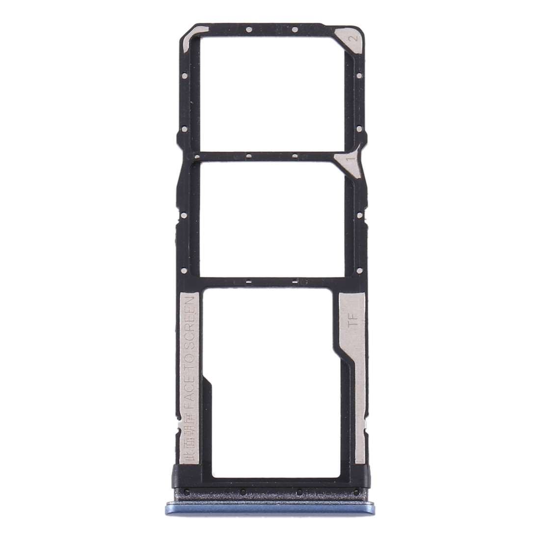 SIM Card Tray + SIM Card Tray + Micro SD Card Tray for Xiaomi Redmi Note 9S / Redmi Note 9 Pro Max /