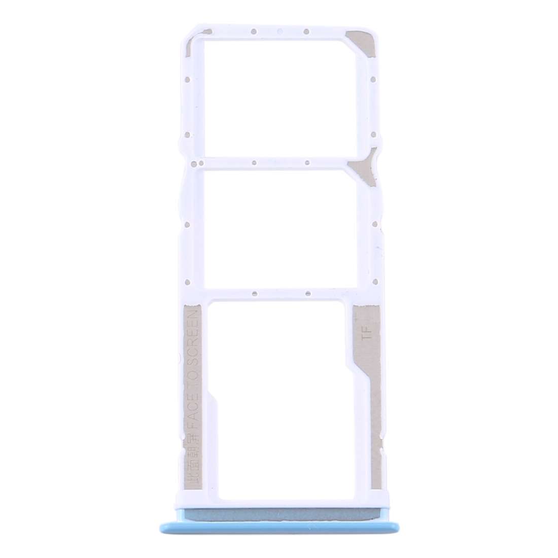 SIM Card Tray + SIM Card Tray + Micro SD Card Tray for Xiaomi Redmi 10X 4G / Redmi Note 9(Green)
