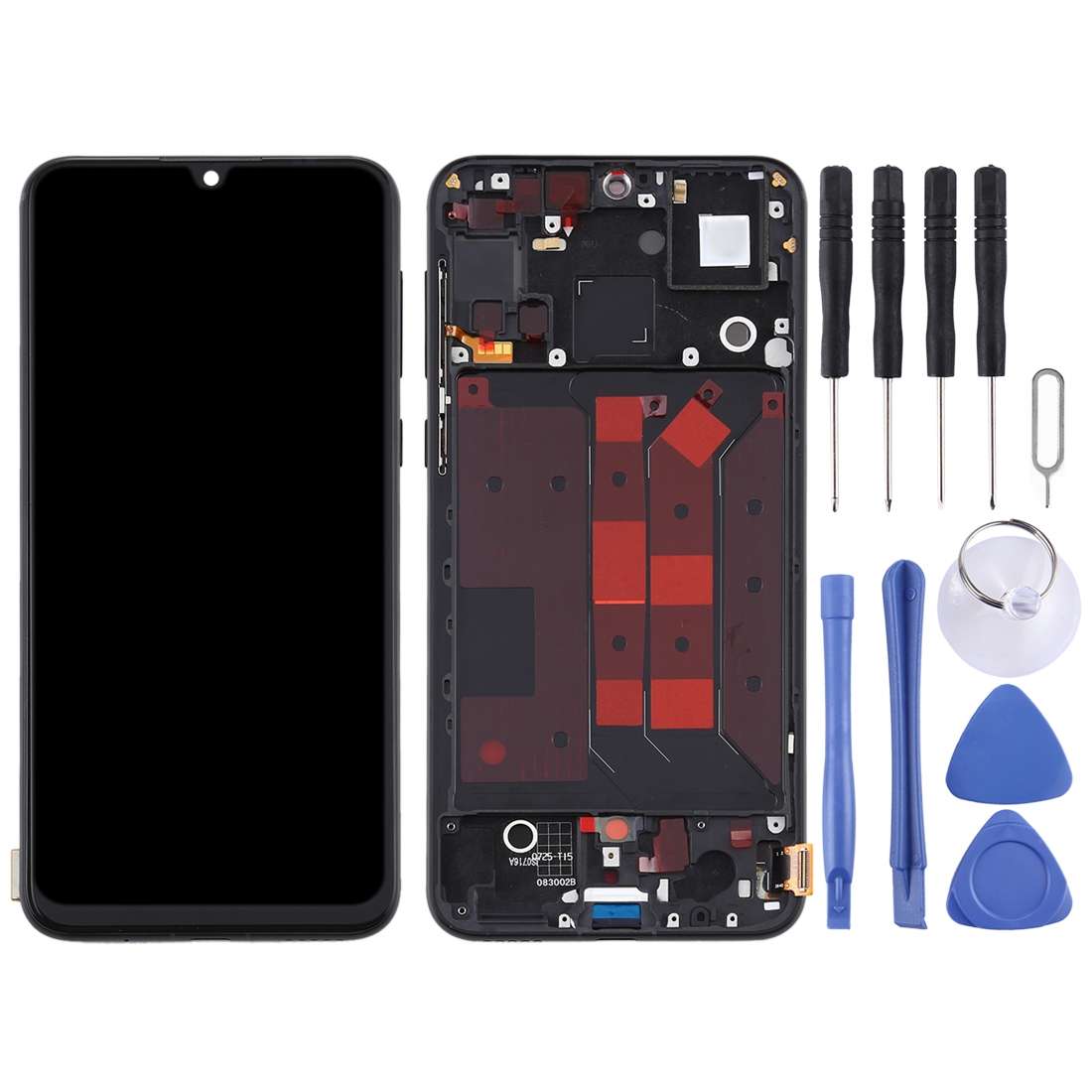 Original OLED LCD Screen for Huawei Nova 5 Pro Digitizer Full Assembly with Frame(Purple)