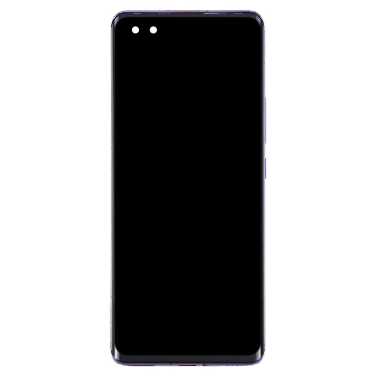 LCD Screen and Digitizer Full Assembly with Frame for Huawei Nova 7 Pro 5G(Black)