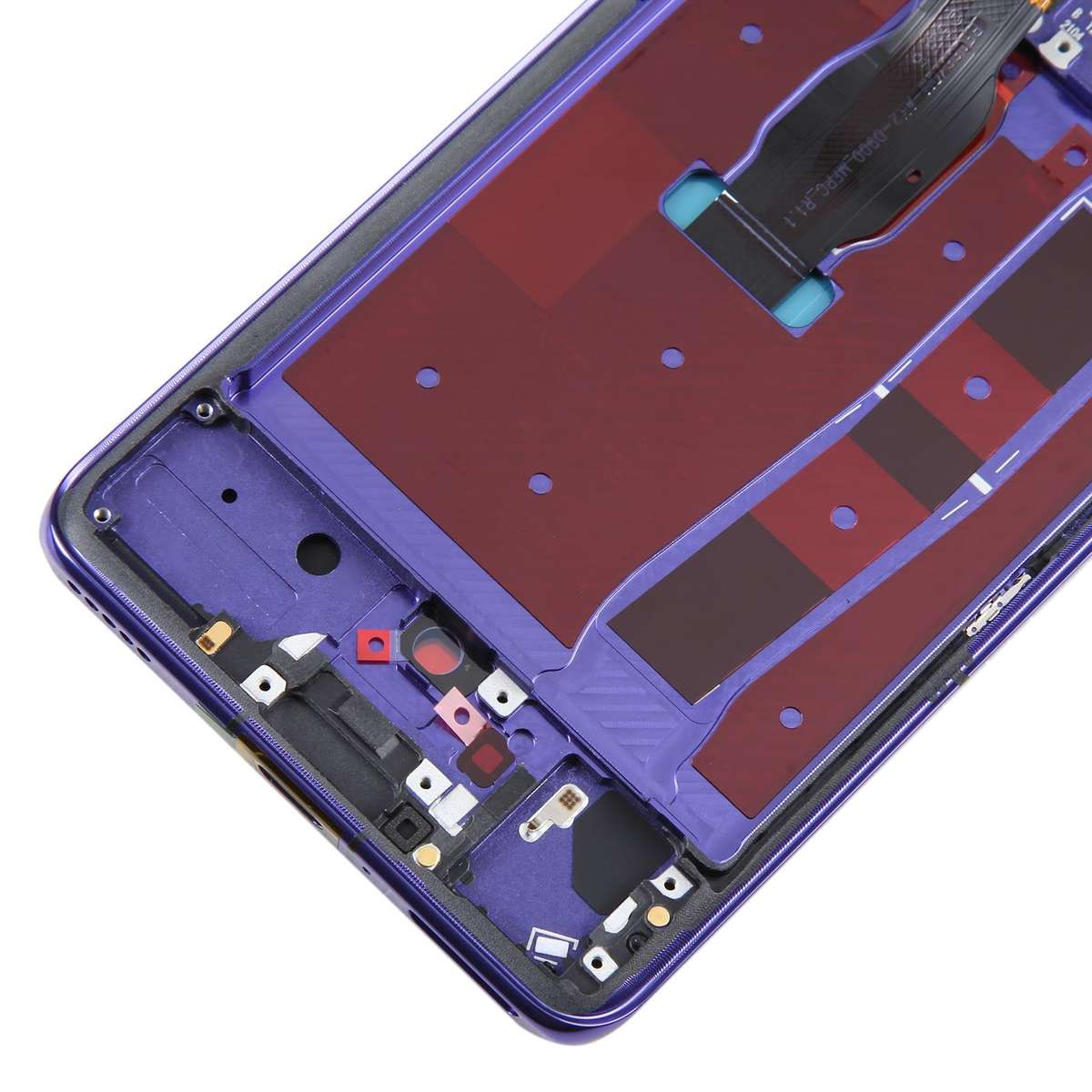 LCD Screen and Digitizer Full Assembly with Frame for Huawei Nova 7 Pro 5G(Black)