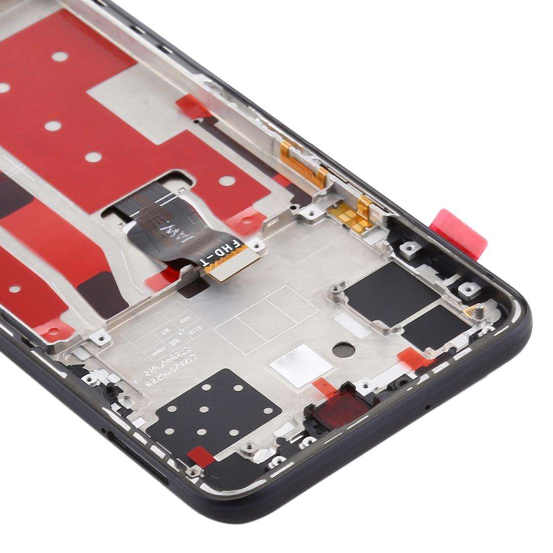 OEM LCD Screen for Huawei Nova 7 SE Digitizer Full Assembly with Frame(Black)