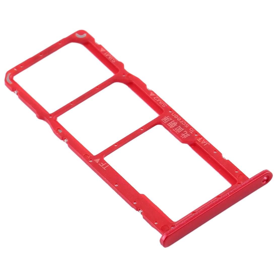 SIM Card Tray + SIM Card Tray + Micro SD Card Tray for Huawei Y6s (2019) (Black)