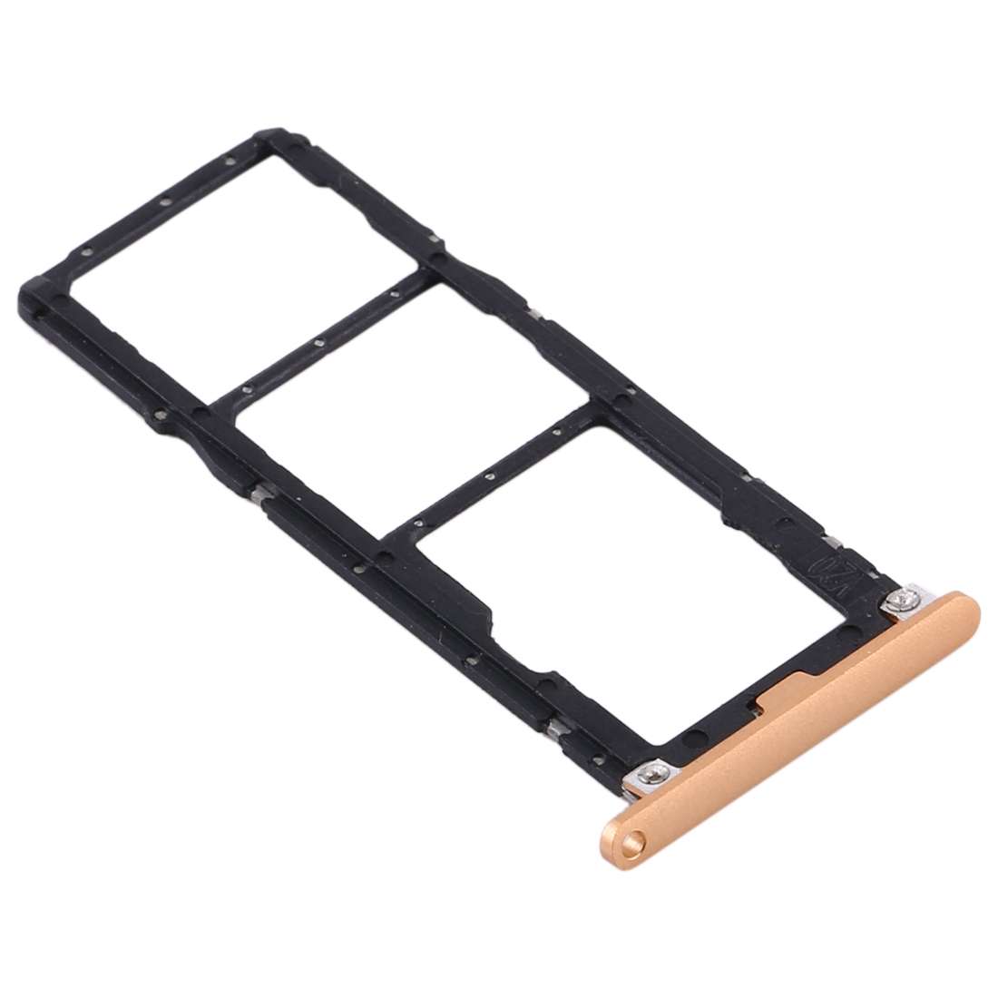 SIM Card Tray + SIM Card Tray + Micro SD Card Tray for Huawei Enjoy Max (Black)