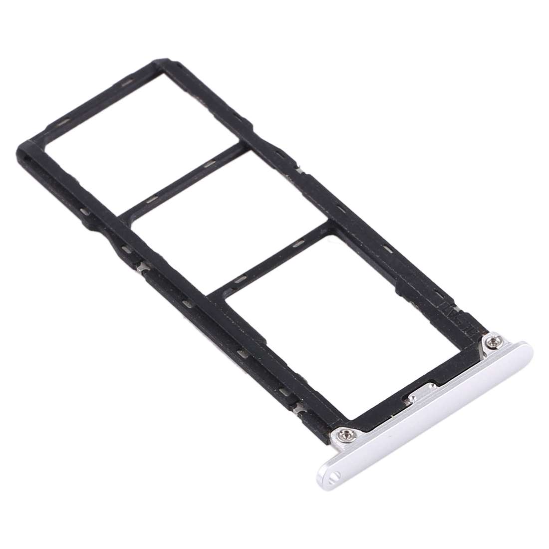 SIM Card Tray + SIM Card Tray + Micro SD Card Tray for Huawei Enjoy Max (Black)