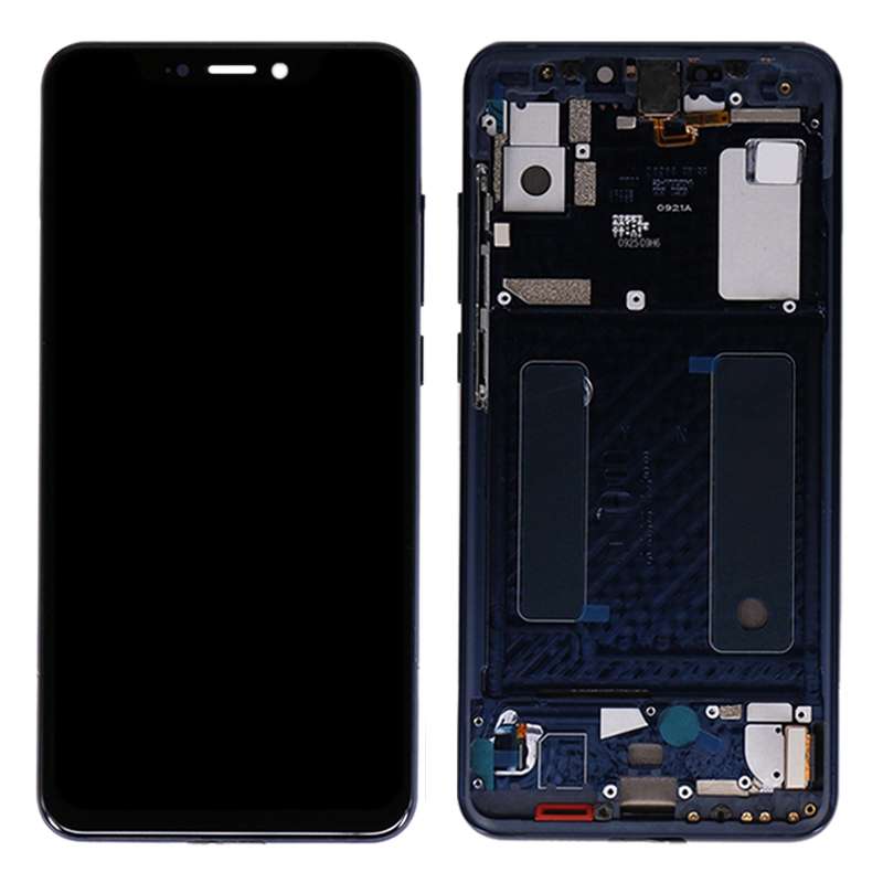 OEM LCD Screen for ZTE AXON 9 Pro Digitizer Full Assembly with FrameBlack)