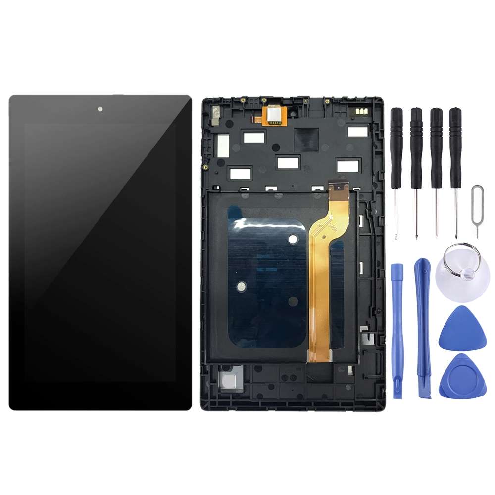 OEM LCD Screen for Amazon Kindle Fire HD 7 2019 9th M8S26G Digitizer Full Assembly with FrameBl
