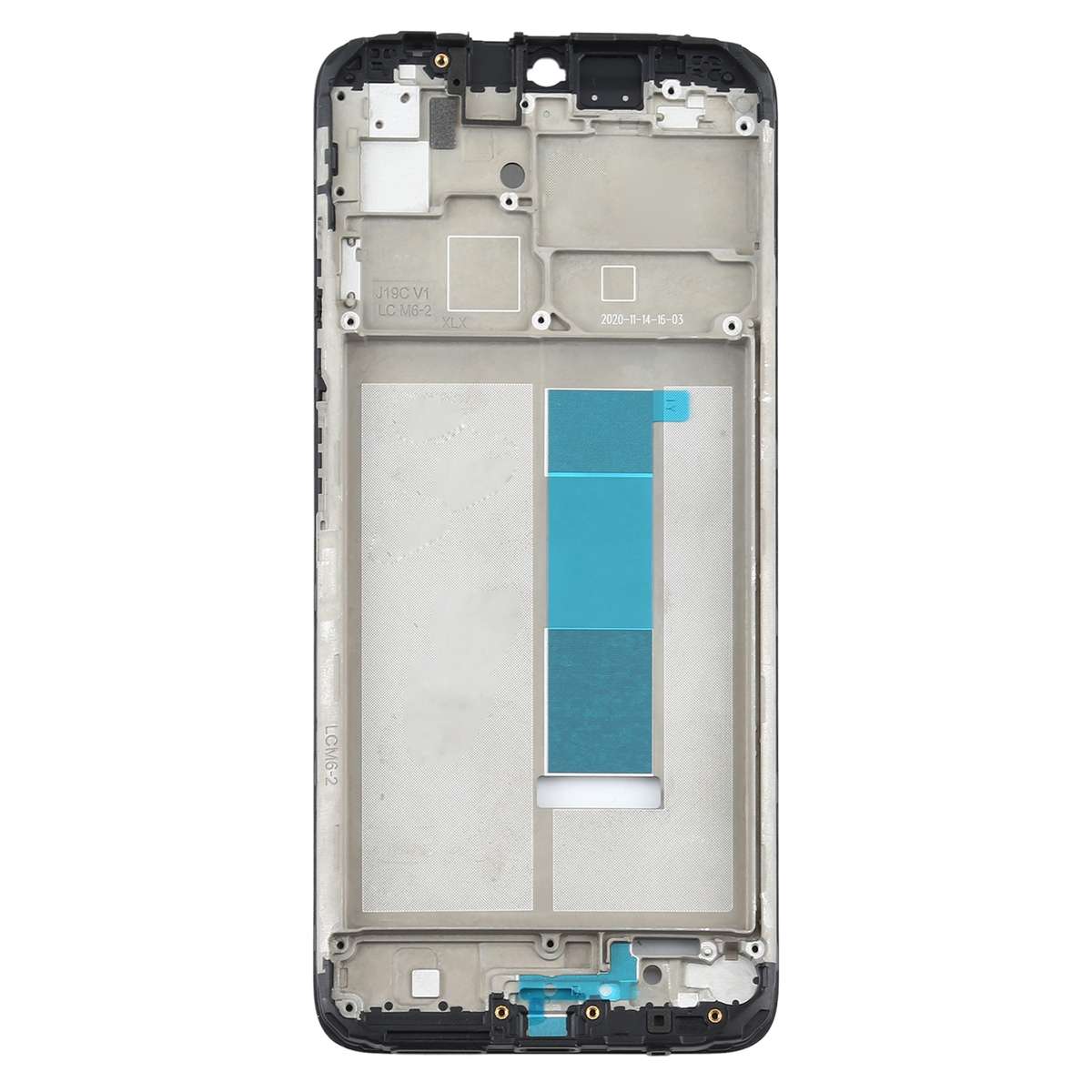 Original Front Housing LCD Frame Bezel Plate for Xiaomi Redmi Note 9 4G