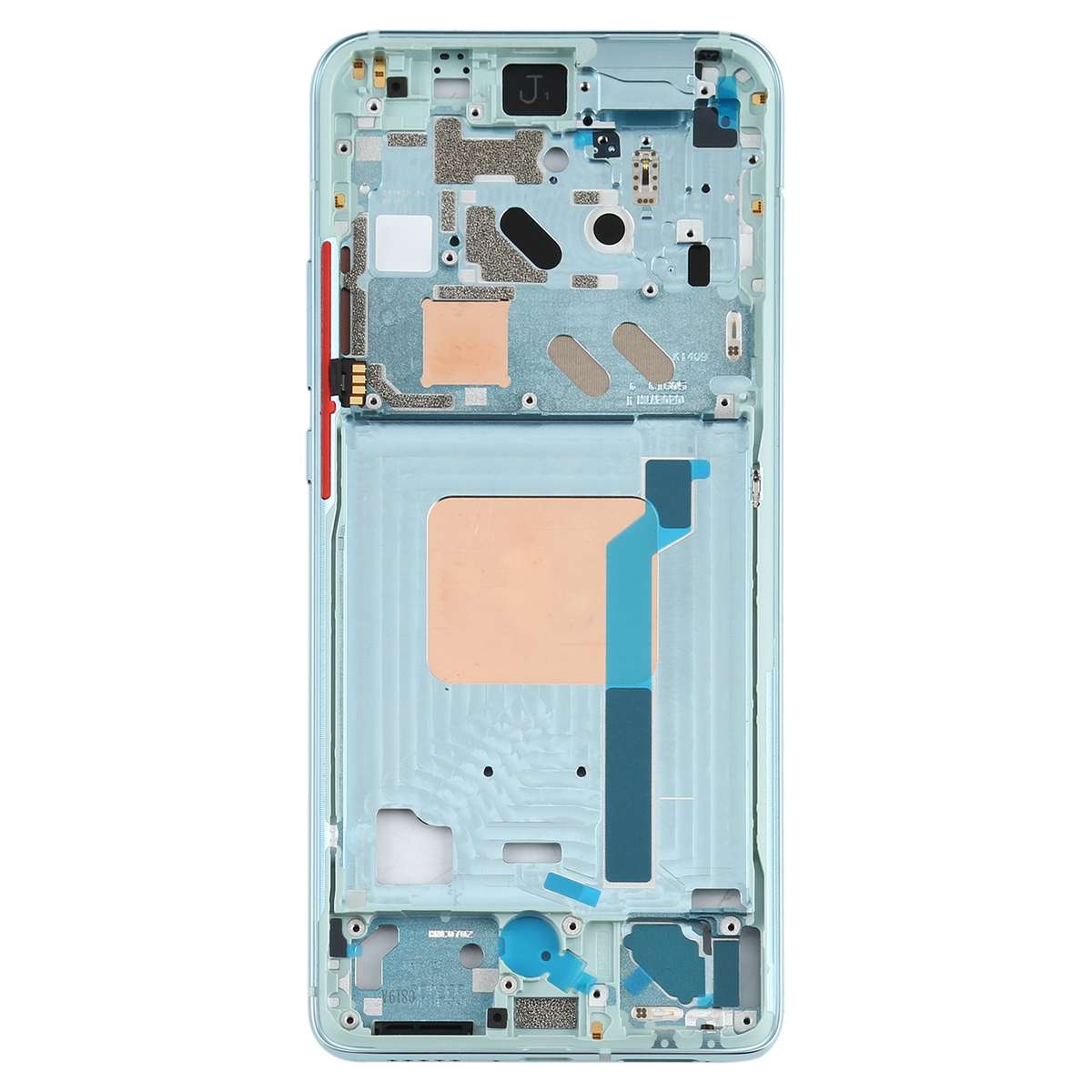 Original Front Housing LCD Frame Bezel Plate for Xiaomi Redmi K30 Ultra M2006J10C(Black)