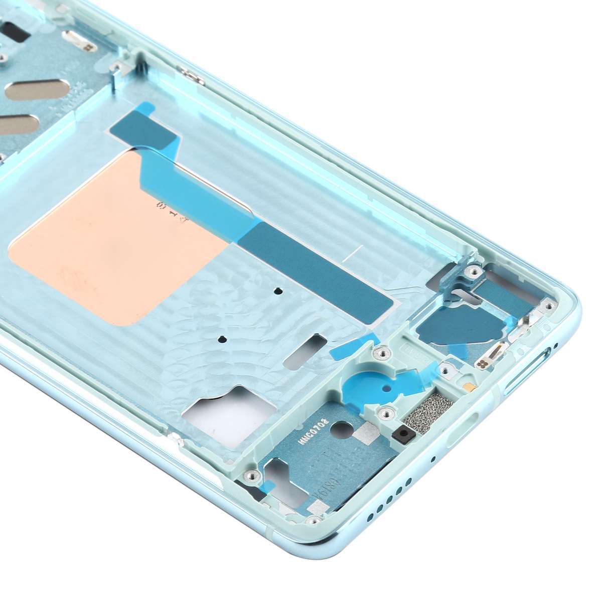 Original Front Housing LCD Frame Bezel Plate for Xiaomi Redmi K30 Ultra M2006J10C(Black)