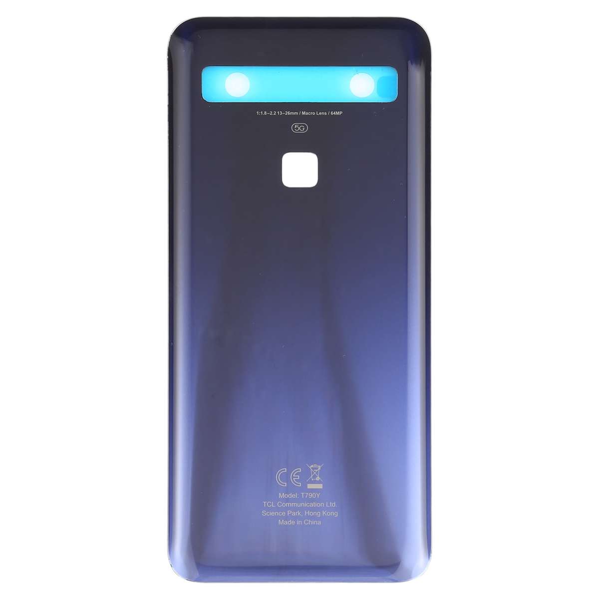 Original Battery Back Cover for TCL 10 5G T790Y T790H(Grey)