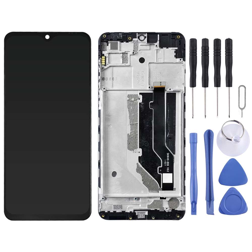 OEM LCD Screen For ZTE 20 Smart V2050 Digitizer Full Assembly with FrameBlack)