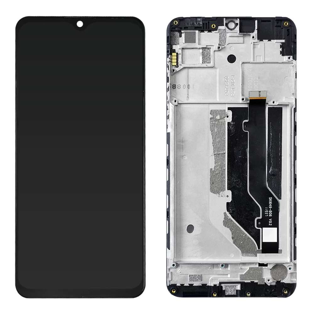OEM LCD Screen For ZTE 20 Smart V2050 Digitizer Full Assembly with FrameBlack)