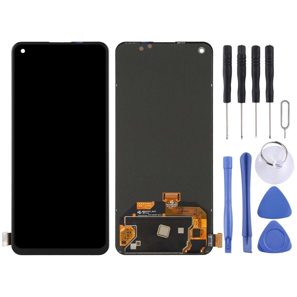 Original OLED Material LCD Screen and Digitizer Full Assembly for OPPO Reno5 5G CPH2145