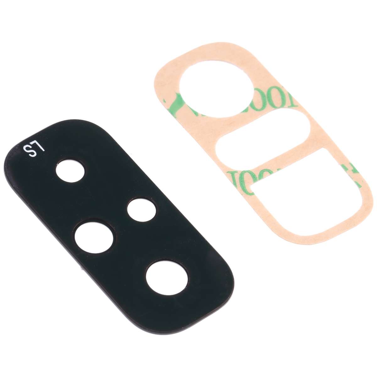 10 PCS Back Camera Lens for Xiaomi Redmi Note 10 4G M2101K7AI M2101K7AG(Silver)