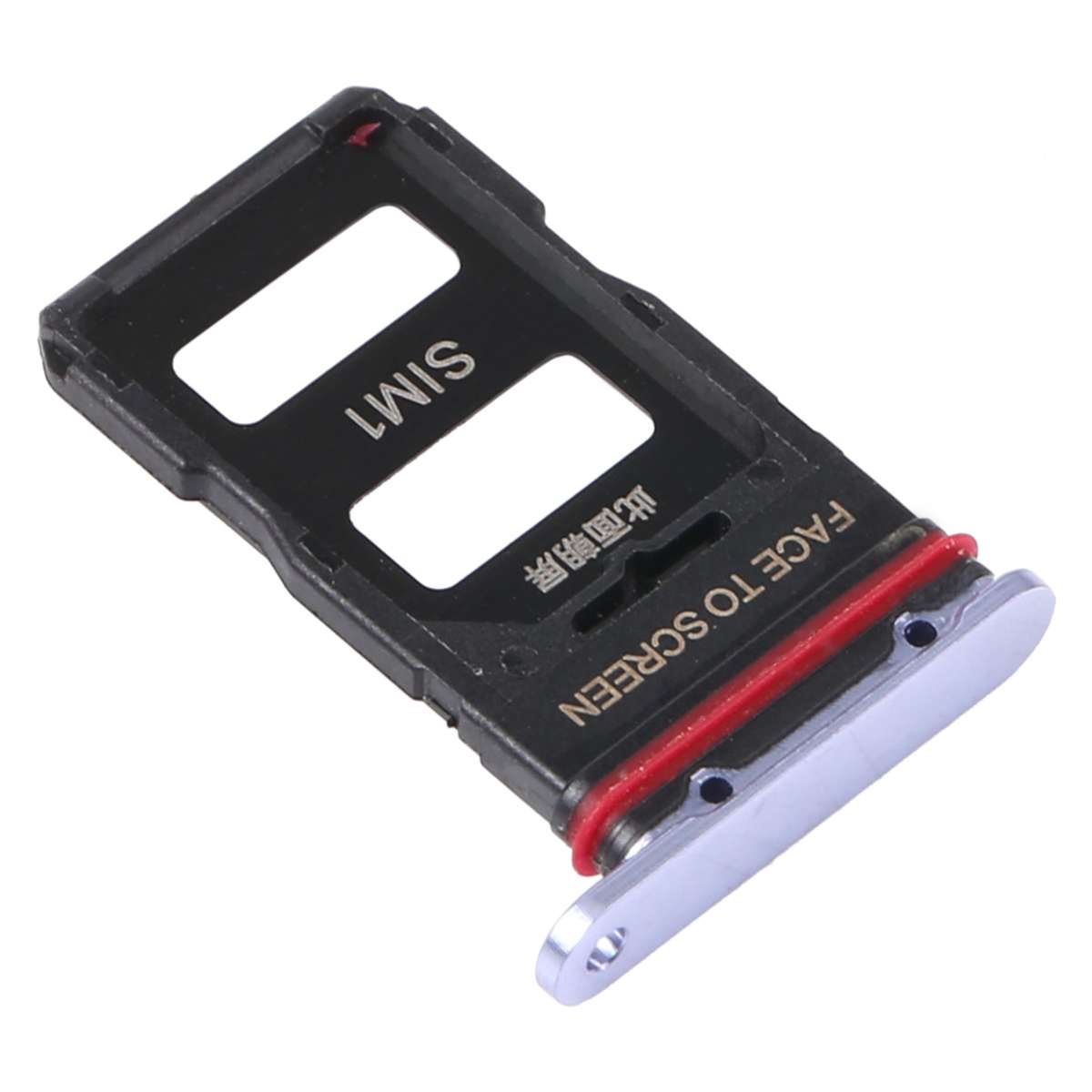 SIM Card Tray + SIM Card Tray for Xiaomi Mi 11 Pro (Black)