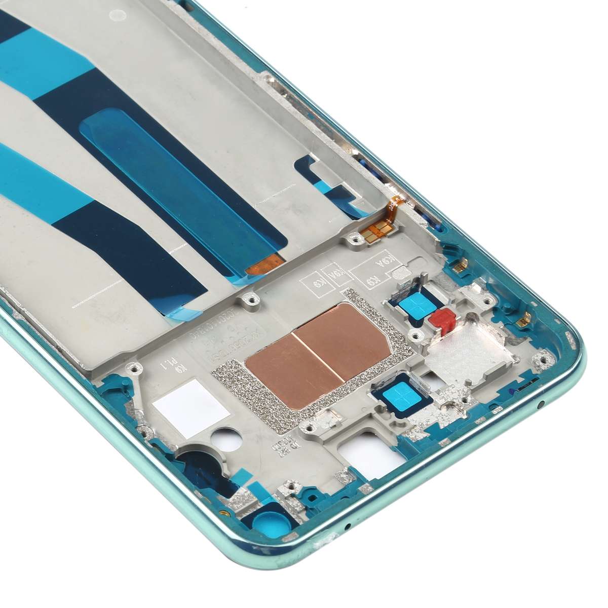 Original Front Housing LCD Frame Bezel Plate for Xiaomi Mi 11 Lite 5G / Mi 11 Youth/11 Lite 5G NE(Bl
