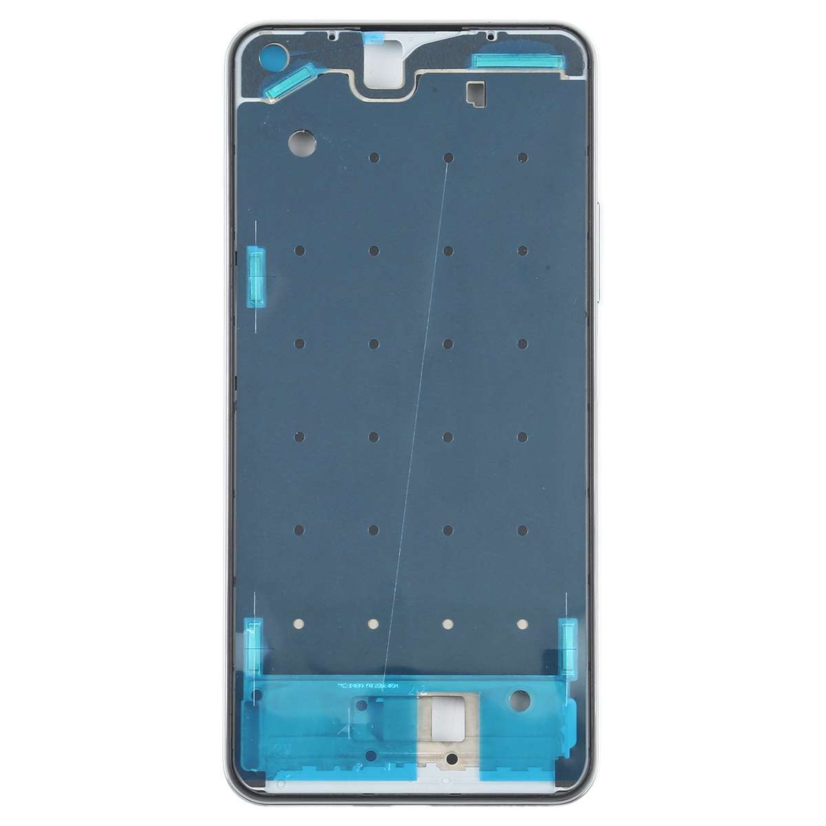 Original Front Housing LCD Frame Bezel Plate for Xiaomi Mi 11 Lite 4G M2101K9AG(Blue)