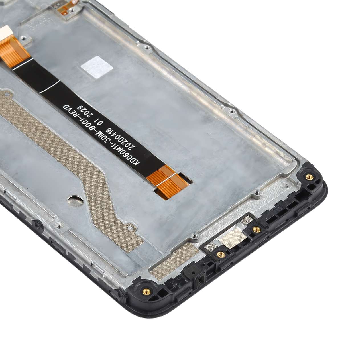 LCD Screen and Digitizer Full Assembly with Frame for Nokia C3(Black)