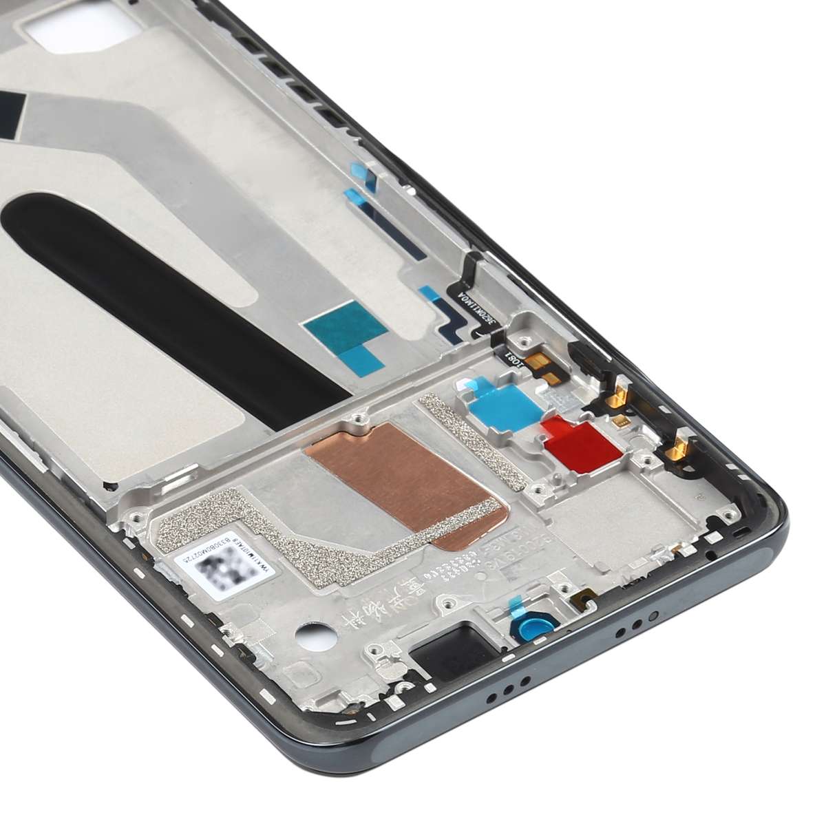 Original Front Housing LCD Frame Bezel Plate for Xiaomi Poco F3 M2012K11AG (Black)