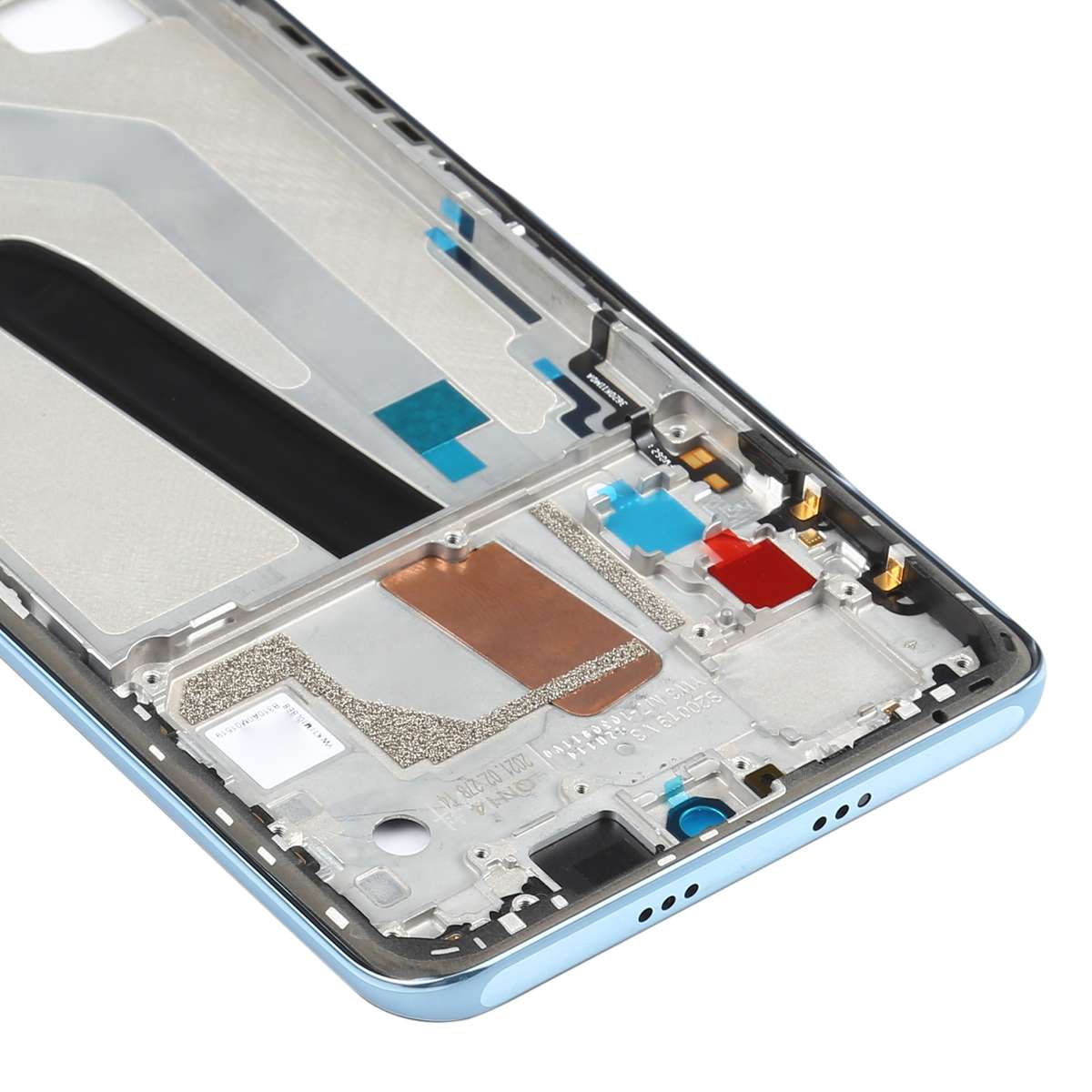 Original Front Housing LCD Frame Bezel Plate for Xiaomi Poco F3 M2012K11AG (Black)