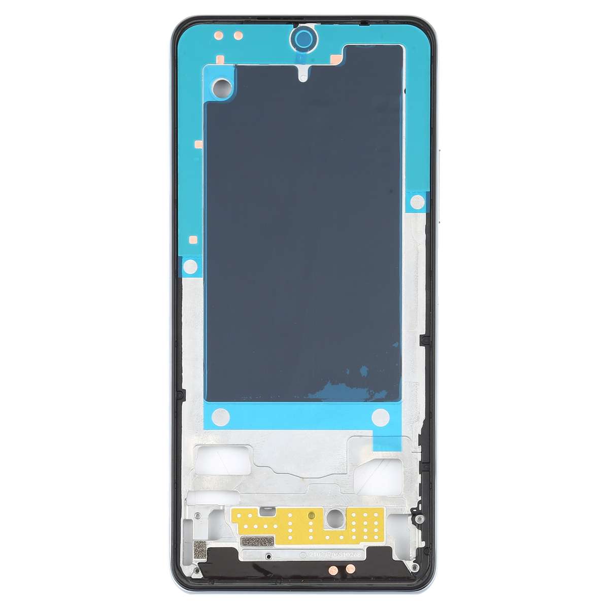 Original Front Housing LCD Frame Bezel Plate for Xiaomi Poco F3 M2012K11AG (Black)