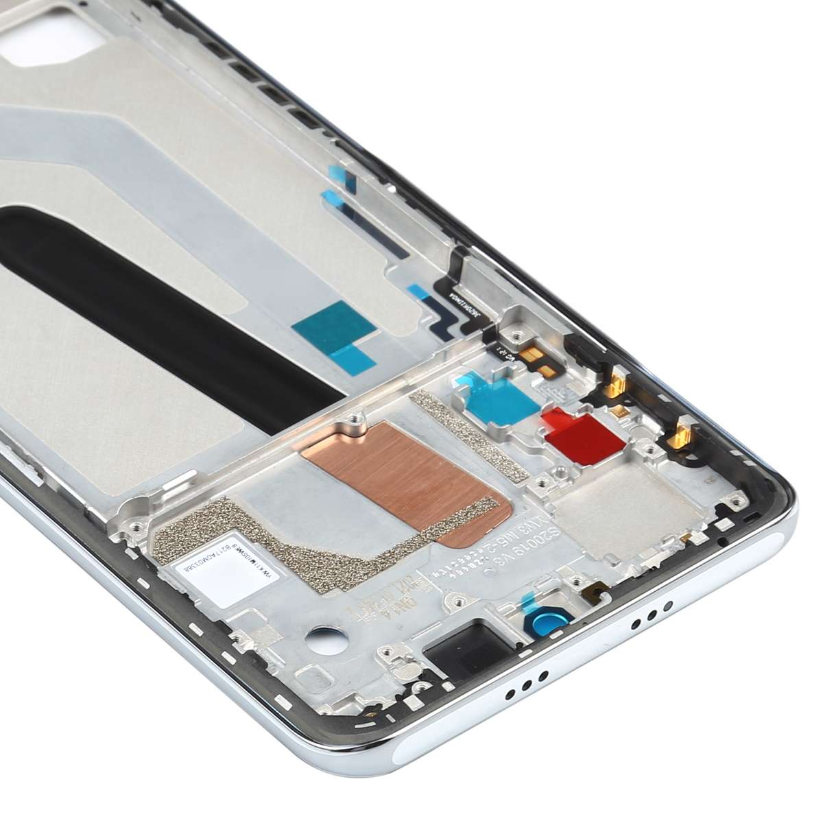 Original Front Housing LCD Frame Bezel Plate for Xiaomi Poco F3 M2012K11AG (Black)