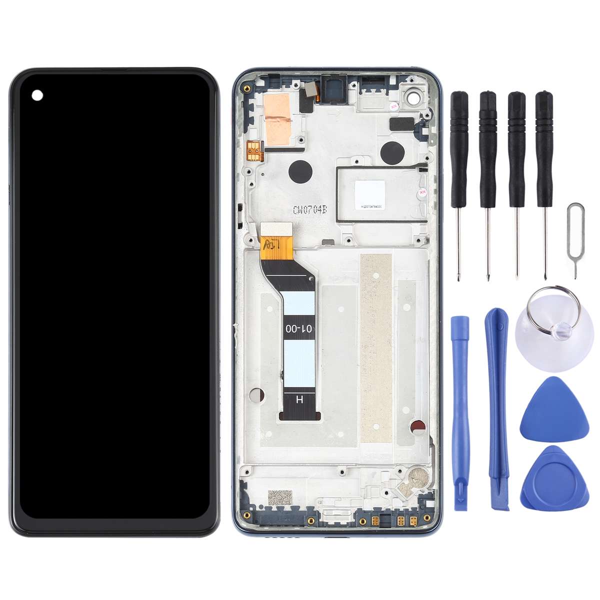 Original LCD Screen for Motorola One Action XT2013-1 XT2013-2 XT2013-4 Digitizer Full Assembly wi...