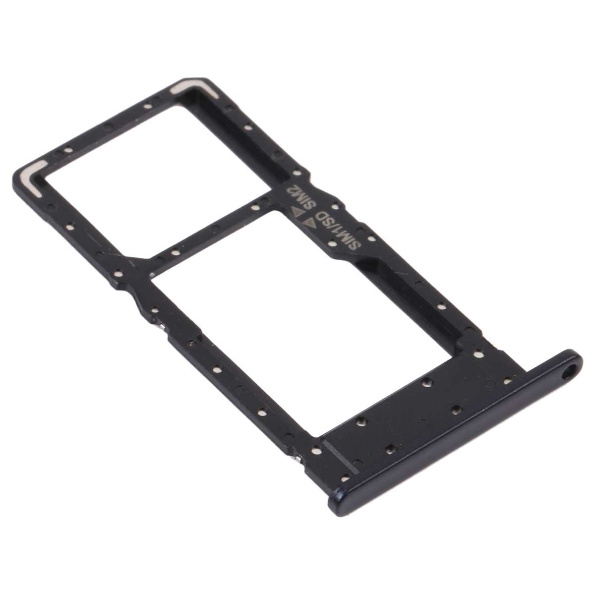SIM Card Tray + SIM Card Tray / Micro SD Card Tray for Huawei Maimang 9 (Black)