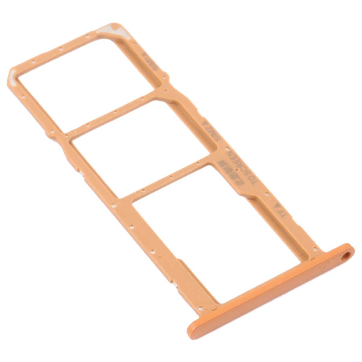 SIM Card Tray + SIM Card Tray + Micro SD Card Tray for Honor 8S 2020 (Black)