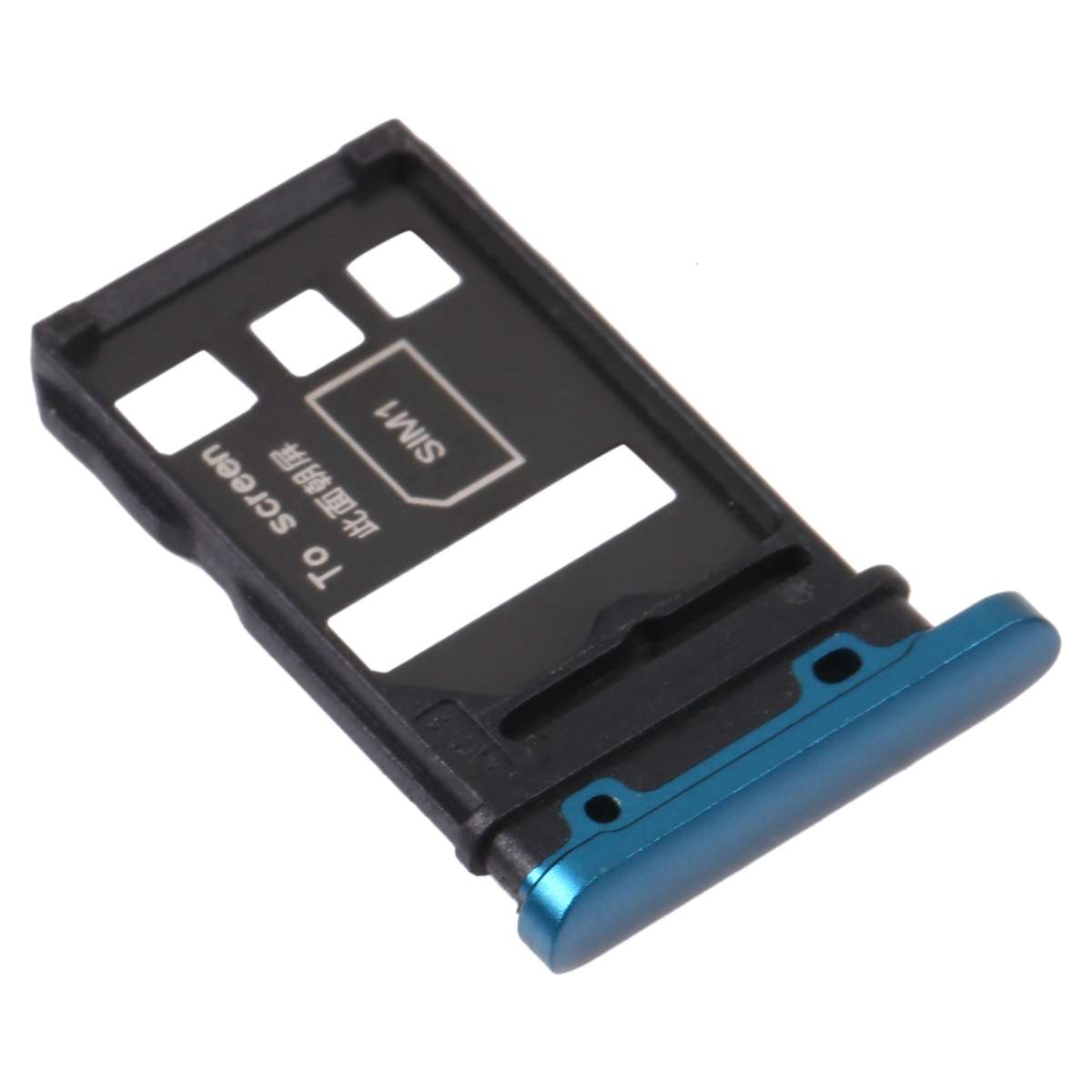 SIM Card Tray + SIM Card Tray for Huawei Nova 7 5G (Black)