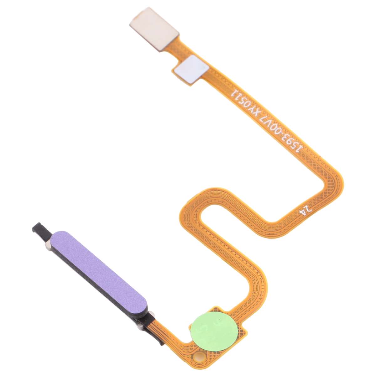 Fingerprint Sensor Flex Cable for Xiaomi Redmi Note 9 5G / Redmi Note 9T M2007J22G M2007J22C (Green)