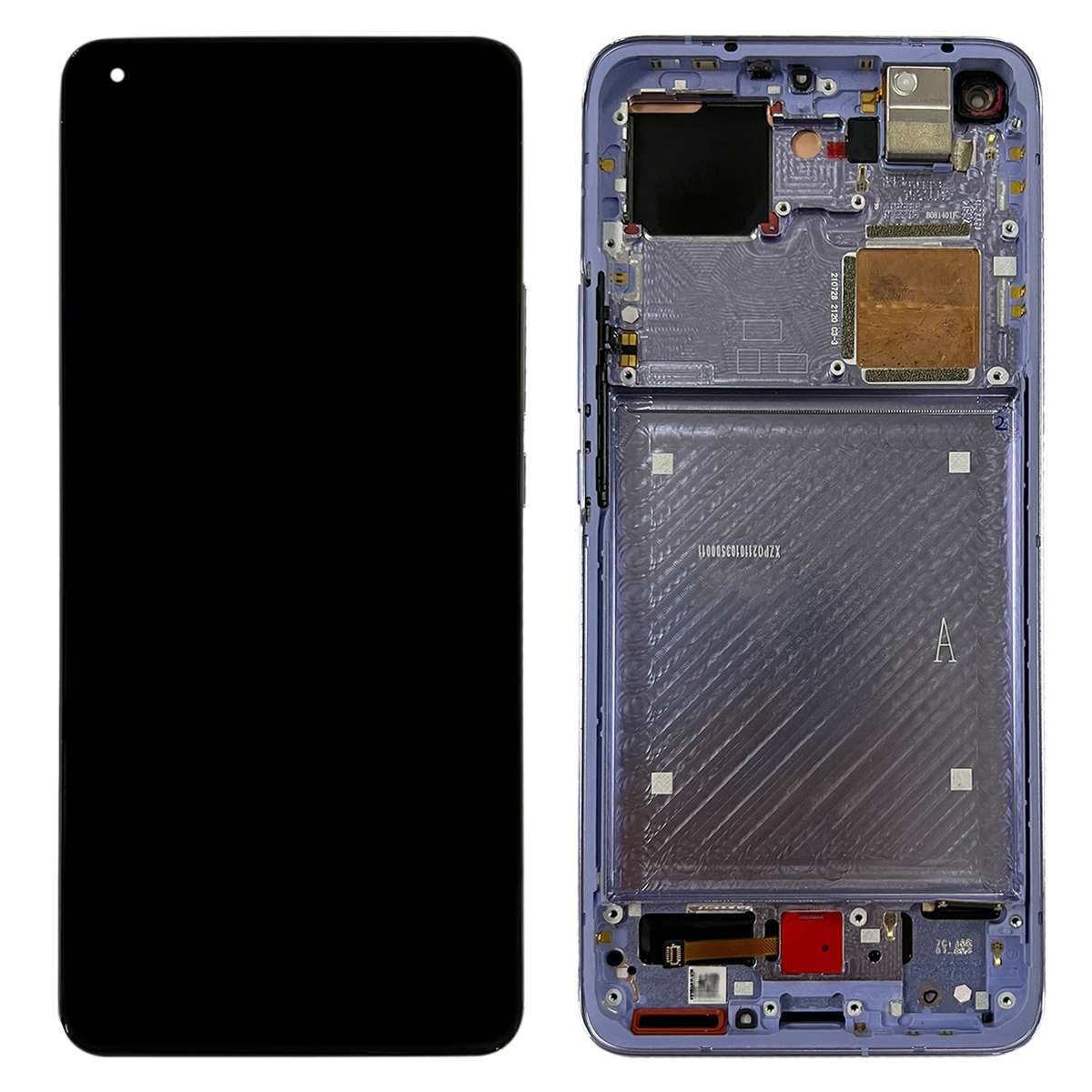 Original AMOLED Material LCD Screen and Digitizer Full Assembly With Frame for Xiaomi Mi 11 Ultra...