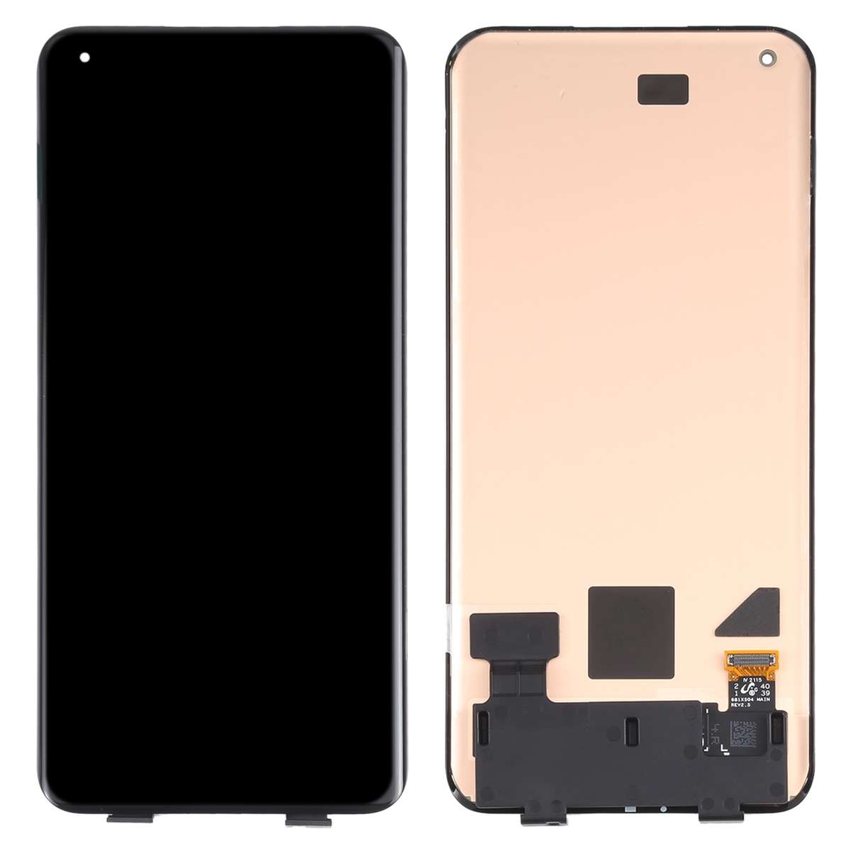 Original AMOLED Material LCD Screen and Digitizer Full Assembly for Xiaomi Mi 11 Ultra / Mi 11 Pro M